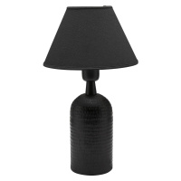 PR Home Riley stolová lampa tienidlo látka, čierna