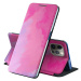 Xiaomi Poco M3, bočné otváracie puzdro, stojan, vzorka farby, Wooze Flashy Colors, farba/ružová