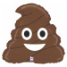 Nafukovací balónik emoji Poo 51 cm - Grabo