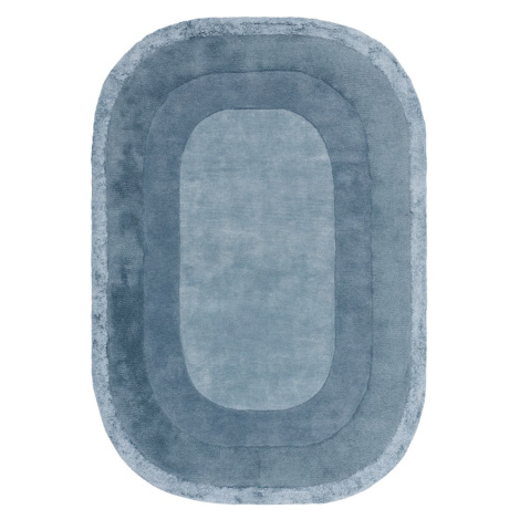 Modrý ručne tkaný koberec s prímesou vlny 160x230 cm Halo – Asiatic Carpets