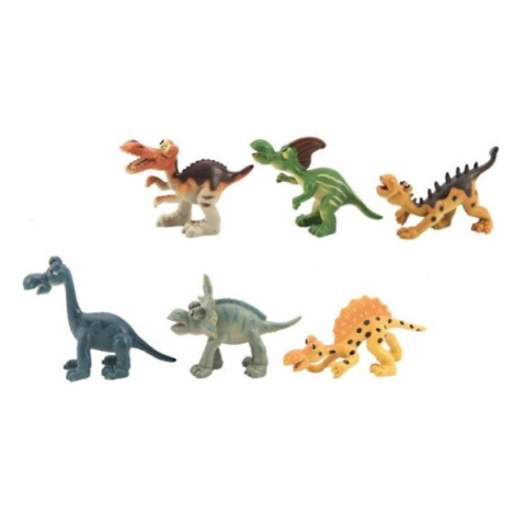 Veselí dinosaury plast 9-11cm 6ks Teddies