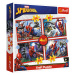 Trefl Puzzle 4v1 - Hrdinský Spiderman / Disney Marvel Spiderman