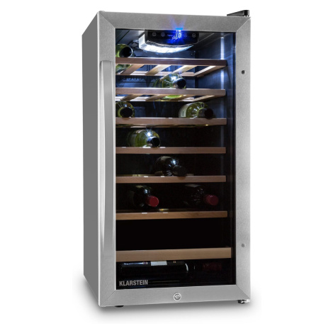 Klarstein Vivo Vino 26, 88 l, vinotéka, 26 fliaš, čierna, LED