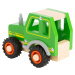 Drevený traktor LIBERO zelený