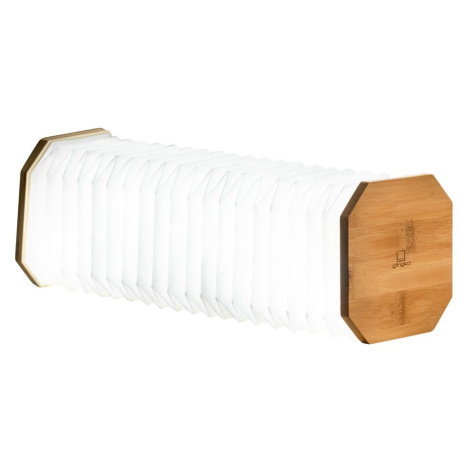 LED stolová lampa so stmievačom v prírodnej farbe (výška  3,5 cm) Accordion – Gingko