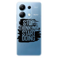Odolné silikónové puzdro iSaprio - Start Doing - black - Xiaomi Redmi Note 13