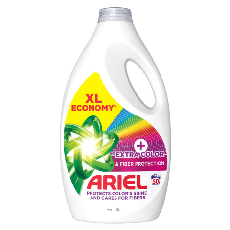 ARIEL Plus Extra Color & Fiber tekutý prací gél 50 praní 2,25 l