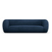Modrá pohovka z textílie buklé 230 cm Essen – Cosmopolitan Design