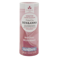 BEN & ANNA Cherry Blossom Tuhý dezodorant sensitive 40 g