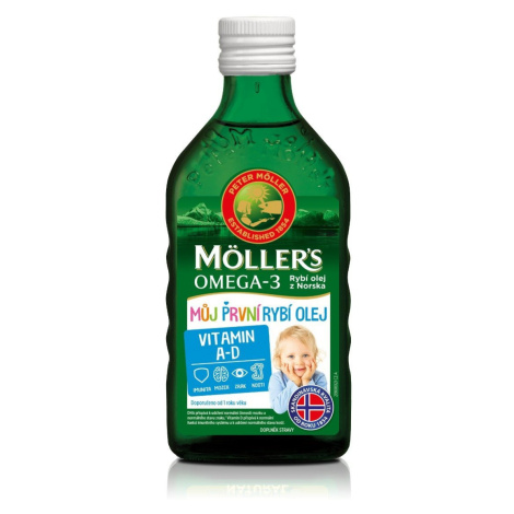 Mollers Omega 3 Môj prvý rybí olej 250 ml