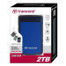 Externý pevný disk TRANSCEND 2,5" USB 3.1 StoreJet 25H3B, 2 TB, modrý (odolný voči nárazom)