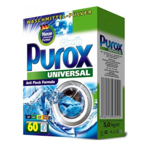 Purox prací prášok 5kg (60 PD) - Box Universal