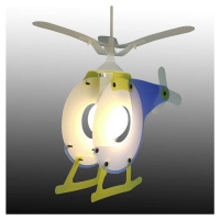 Závesná lampa Helikoptéra pre deti