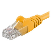 Patch kábel UTP RJ45-RJ45 level CAT6, 10m, žltá