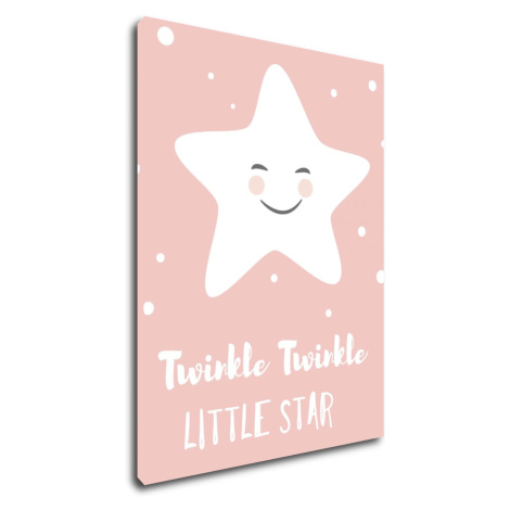 Impresi Obraz Pink twinkle twinkle little star - 30 x 40 cm