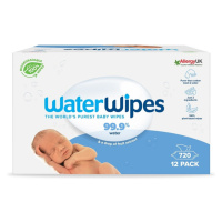 WATERWIPES 100 % BIO odbúrateľné obrúsky, 12 x 60 ks