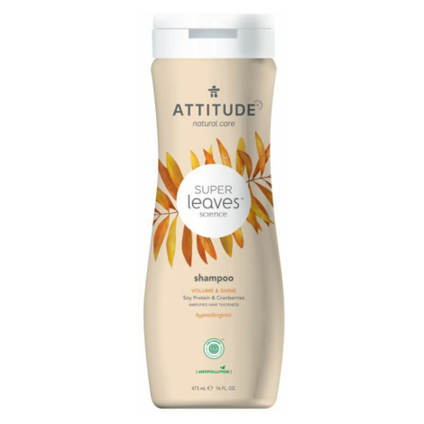 Prírodný šampón ATTITUDE Super leaves s detoxikačným účinkom - lesk a objem pre jemné vlasy 473 
