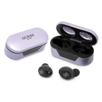 Slúchadlá Guess Bluetooth headphones GUTWST31EU TWS + docking station purple (GUTWST31EU)