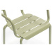 Zelené kovové záhradné stoličky v súprave 4 ks Alicante – Ezeis