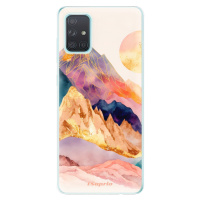 Odolné silikónové puzdro iSaprio - Abstract Mountains - Samsung Galaxy A71