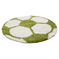 Kusový koberec Fun 6001 green Rozmery koberca: 100x100 kruh