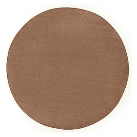 Hnedý okrúhly koberec ø 133 cm Fancy – Hanse Home