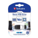 Verbatim USB flash disk, USB 2.0, 16GB, Nano, Store N Go, černý, 49821, USB A, s adaptérem USB M