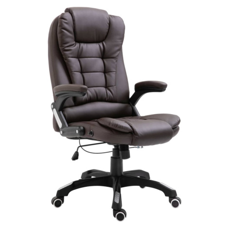 vidaXL KancelĂˇrske kreslo hnedĂ© umelĂˇ koĹľa