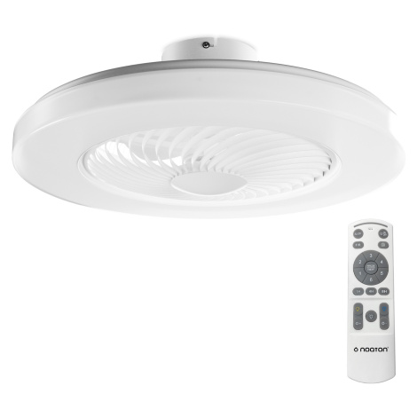 Noaton 12058W Triton, biela, stropný ventilátor so svetlom