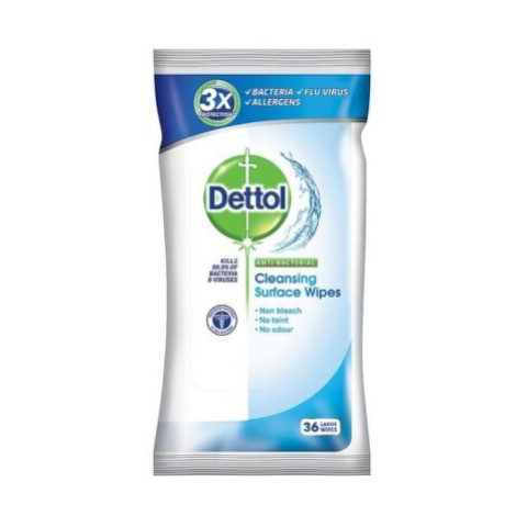 DETTOL Antibakteriálne obrúsky na povrchy 36 kusov