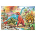 Puzzle pre deti Junior Dinosaurus Educa 100 dielov 13179 farebné