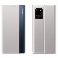 Huawei Mate 40 Pro, bočné otváracie puzdro, stojan, s indikátorom hovoru, tenký prúžok, Wooze Lo