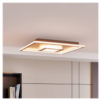 Lindby Pekela LED stropné svietidlo, hranaté, 60 cm