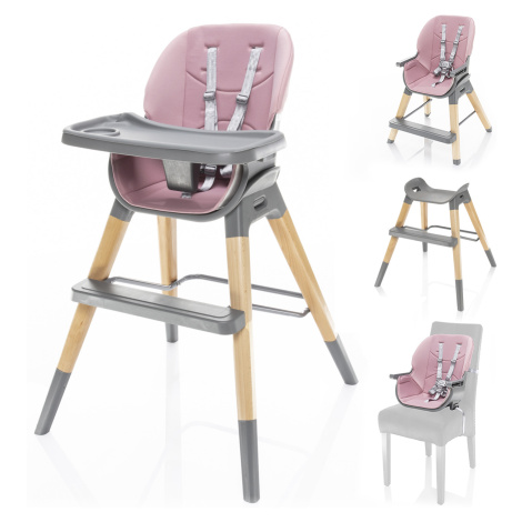 Detská stolička Nuvio, Blush pink Zopa