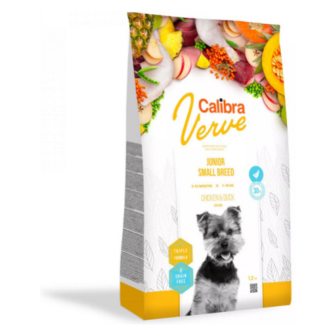 Calibra Dog Verve GF Junior Small Chicken & Duck 1,2kg