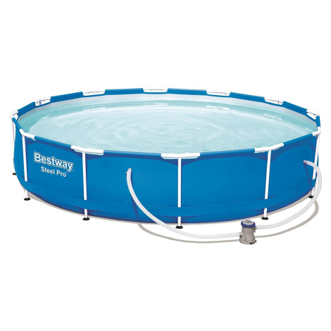 Záhradný bazén Bestway Steel Pro 3.66m x 76cm Pool Set s kartušovou filtráciou