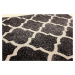 Kusový koberec Lagos 1052 Dark Grey (Silver) Rozmery koberca: 160x220