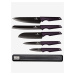 Súprava piatich nožov s magnetickým držiakom BERLINGERHAUS Purple Eclipse Collection