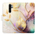 Flipové puzdro iSaprio - Gold Leaves 02 - Xiaomi Redmi Note 8 Pro