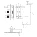OMNIRES - CONTOUR podomietkový sprchový systém chróm /CR/ SYSCT10CR