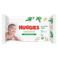 HUGGIES® Natural Pure Water Obrúsky vlhčené 48 ks