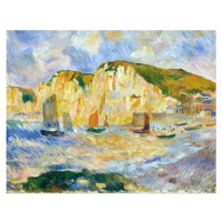 Reprodukcia obrazu Auguste Renoir - Sea and Cliffs, 90 x 70 cm