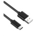 Kábel USB PREMIUMCORD 3.1 C/M - USB 2.0 A/M, rýchlonabíjací prúd 3A, 10 cm, čierna