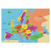 Dino Puzzle Mapa Európy 69 dielikov