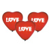 Balóniky latexové Love červené srdce 5 ks ALBI