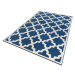 Modro-biely koberec Zala Living Noble, 70 × 140 cm