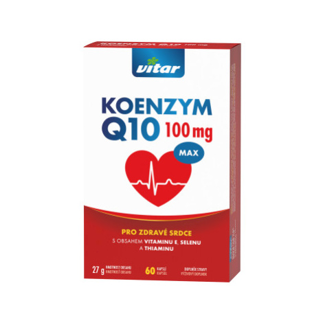 Vitar Koenzým Q10 100 mg 60 kapsúl