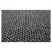 Kusový koberec Nature antracit kruh - 100x100 (průměr) kruh cm Vopi koberce