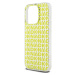 DKNY PC/TPU Repeat Pattern Zadný Kryt pre iPhone 15 Pro Yellow