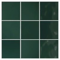 Obklad VitrA Retromix emerald green 10x10 cm lesk K9484228